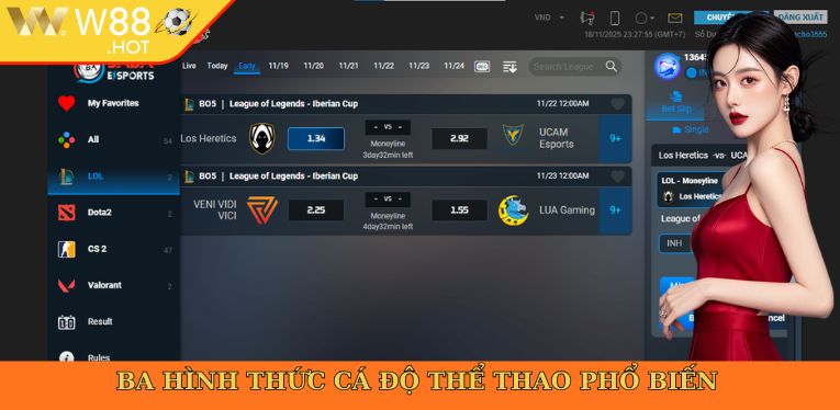 Ba hình thức cá độ thể thao phổ biến trong Liên Minh Huyền Thoại