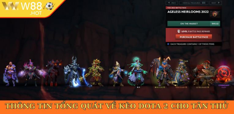 Thông tin tổng quát về kèo Dota 2 cho tân thủ